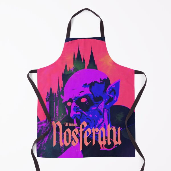 Item preview, Nosferatu Pop Art Neon Noir Art, Max Schreck, F. W. Murnau designed and sold by PrintShangri-La.