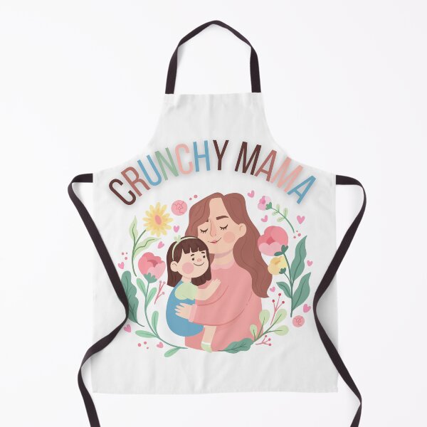 Item preview, Decorative Feminine Pink Crunchy Mama designed and sold by FreedByJesus.