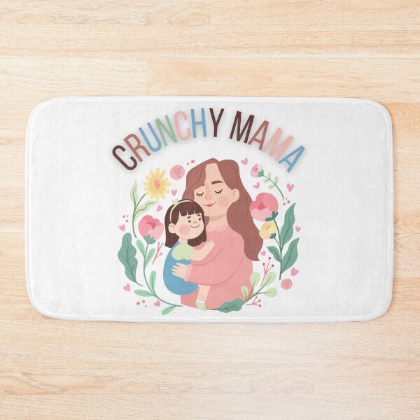 Item preview, Decorative Feminine Pink Crunchy Mama  designed and sold by FreedByJesus.