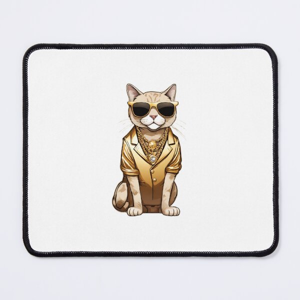Item preview, Rich Luxurious Golden Diamond Cat Classic designed and sold by Majestic Paws.