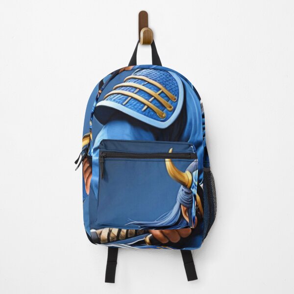 Item preview, Cartoon blue samurai designed and sold by designJasmin.