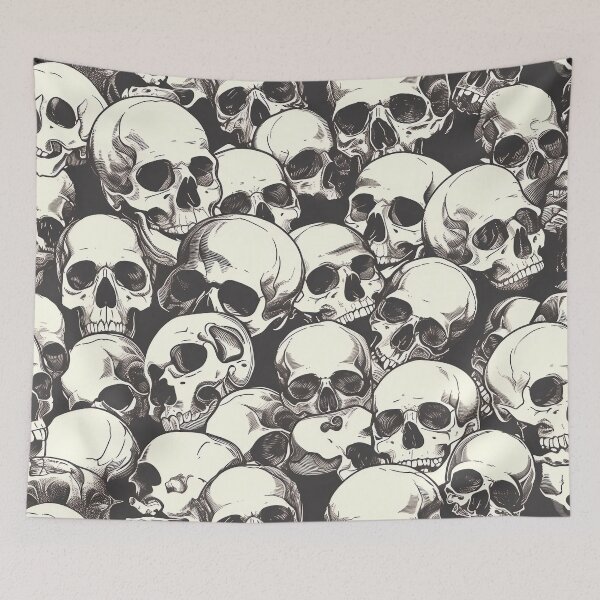 Item preview, Tiled Skull Pattern designed and sold by dcrc.