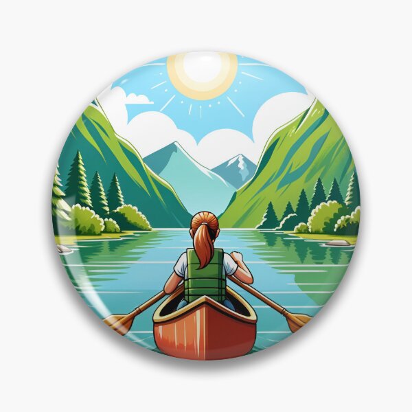 Item preview, Canoe Journey in Paradise designed and sold by RobertMartinArt.