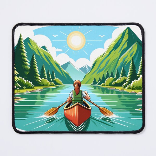 Item preview, Canoe Journey in Paradise designed and sold by RobertMartinArt.