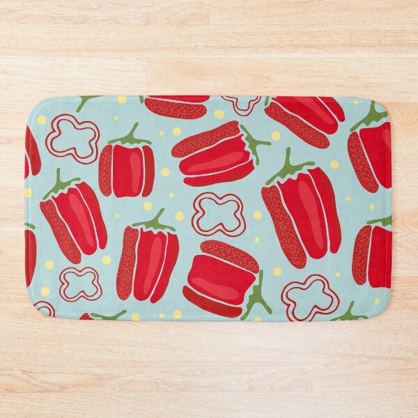 Item preview, Red pepper seamless pattern designed and sold by DesignsbySimons.