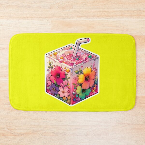 Item preview, Floral Fantasy Juice Box Sticker designed and sold by mymagicstoreus.
