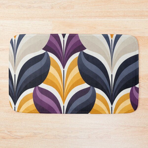 Item preview, Curvaceous Elegance: Mustard, Plum, and Slate Botanicals designed and sold by EtherealEchoes.