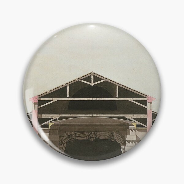 Item preview, Section drawing of La Fenice Opera House - Colour designed and sold by SLGA-Designs.