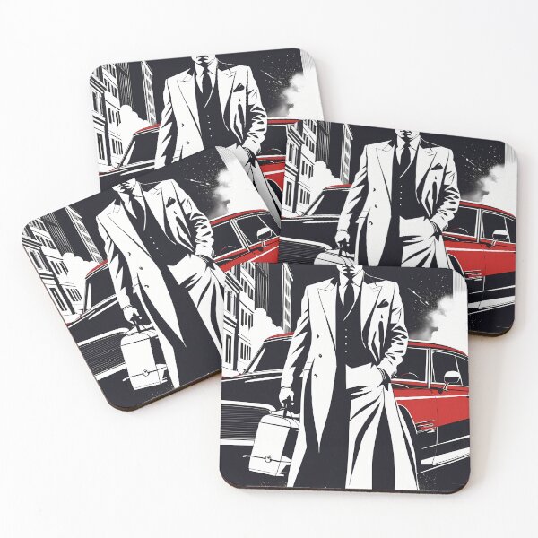 Item preview, Crime in Contours: Digital Silhouettes that Resurrect the Mafia designed and sold by Artedig.