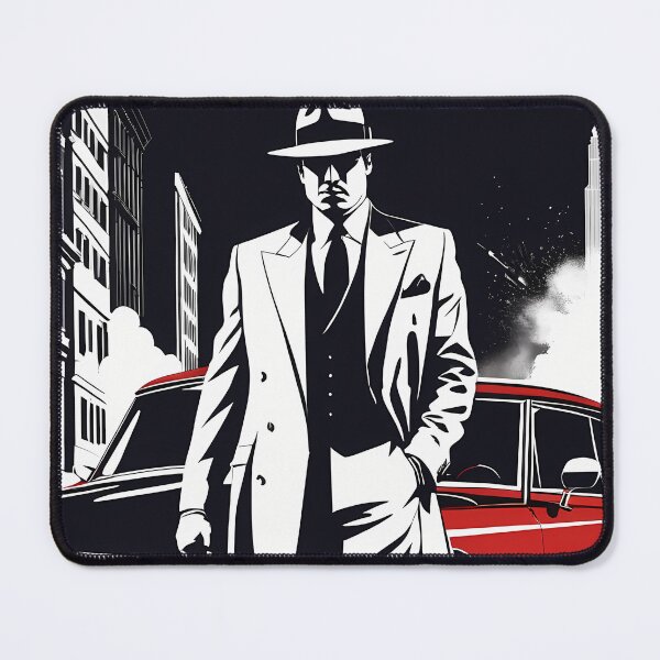 Item preview, Crime in Contours: Digital Silhouettes that Resurrect the Mafia designed and sold by Artedig.