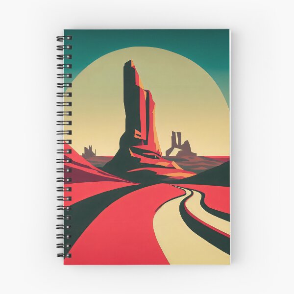 Item preview, Monument Valley Road into Sunset 1950s Style Poster designed and sold by StudioEsMoncher.