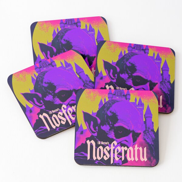 Item preview, Nosferatu Pop Art Neon Noir Art, Max Schreck, F. W. Murnau designed and sold by PrintShangri-La.