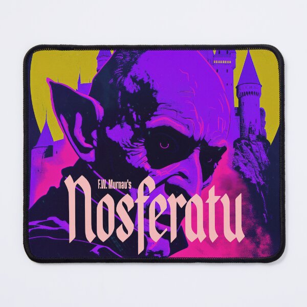 Item preview, Nosferatu Pop Art Neon Noir Art, Max Schreck, F. W. Murnau designed and sold by PrintShangri-La.