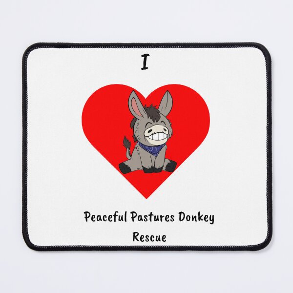 Item preview, I Love Peaceful Pastures Donkey Rescue designed and sold by Ppdr.