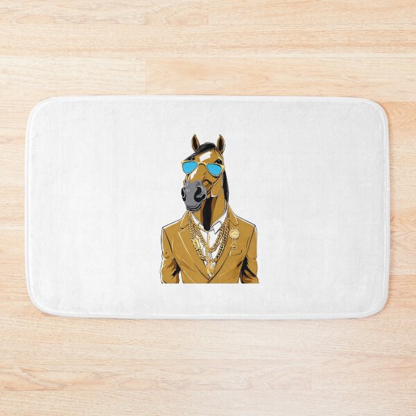 Item preview, Rich Luxurious Golden Diamond Horse Classic designed and sold by Majestic Paws.