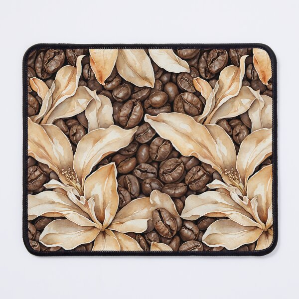 Item preview, Coffee beans with vanilla flowers designed and sold by PragmaticP.