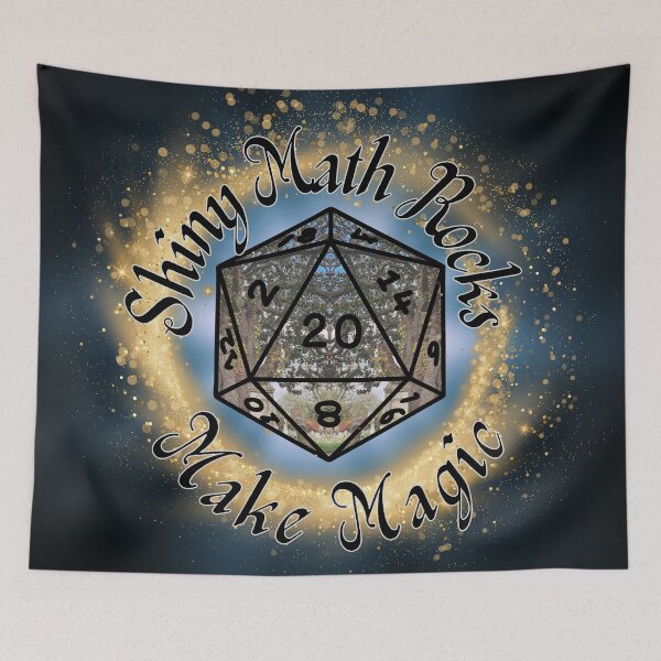 Item preview, Shiny Math Rocks D&D TTRPG Design, Dark designed and sold by TwistedP-Photos.