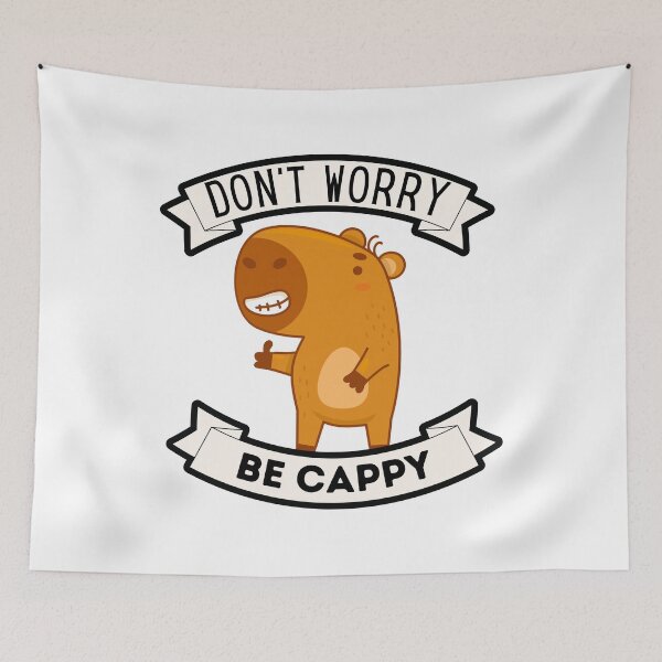 Item preview, don't worry be capy designed and sold by khalidteez.