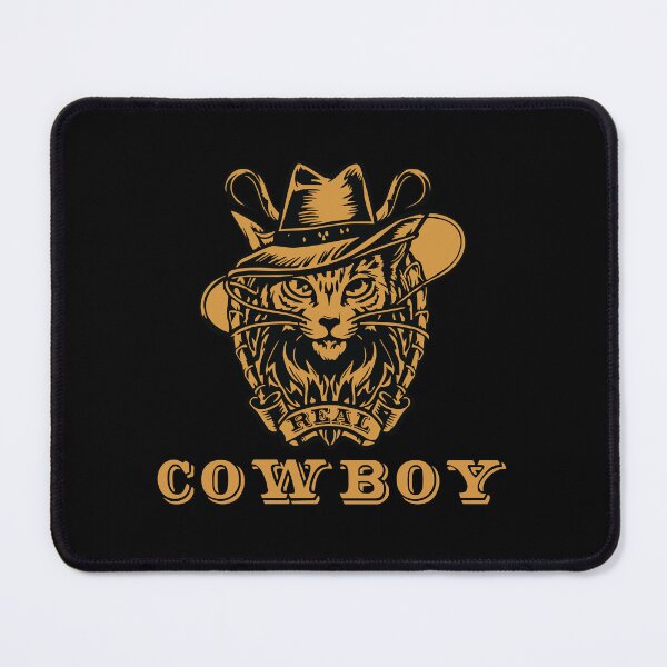 Item preview, Real Cowboy | Meowdy Texan Cat Meme | Gift Ideas for Cowboy Dad designed and sold by themichetti.