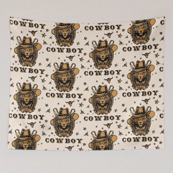 Item preview, Real Cowboy | Meowdy Texan Cat Meme | Gift Ideas for Cowboy Dad designed and sold by themichetti.