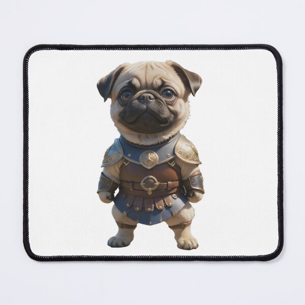 Item preview, Strong Gladiator Pug Dog designed and sold by GiwuArt777.