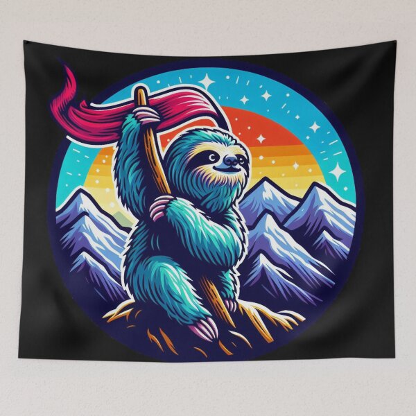Item preview,  Conqueror sloth designed and sold by MiroArtAbstra.