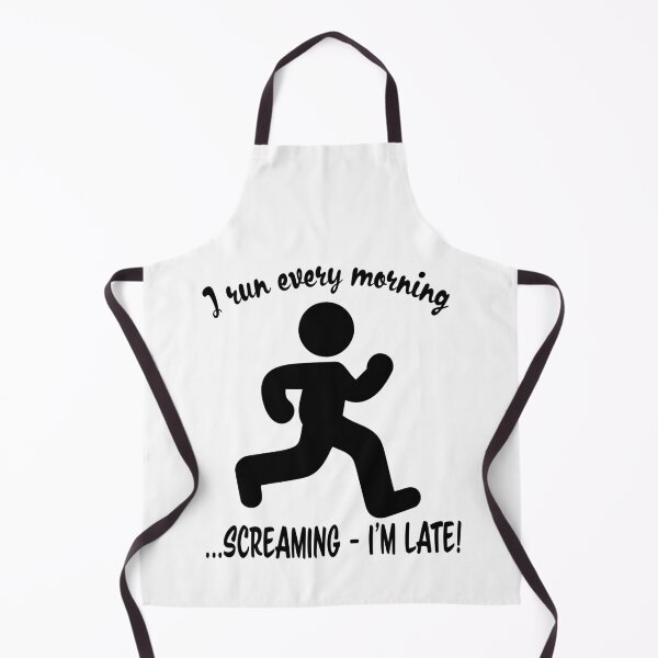 Item preview, I run every morning screaming I'M LATE! designed and sold by nvrprooo.