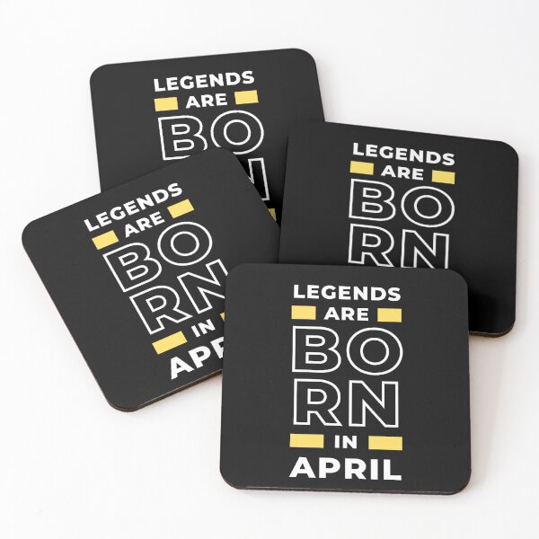 Item preview, legends are born in April Design for awesome People designed and sold by SlickCity.