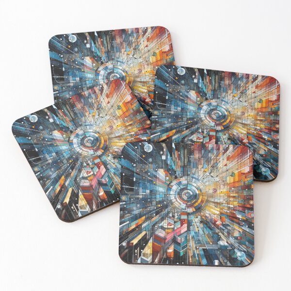 Item preview, Space City. Harmony of Shapes and Color designed and sold by Lyavalio.