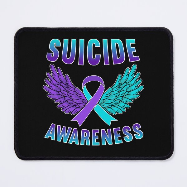 Item preview, Suicide Awareness Shirt Wings and Ribbon Suicide Prevention designed and sold by MobyStickers.