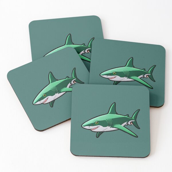 Item preview, Green Shark On Patches, Funny Iron On Patches designed and sold by saloui.