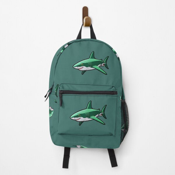 Item preview, Green Shark On Patches, Funny Iron On Patches designed and sold by saloui.
