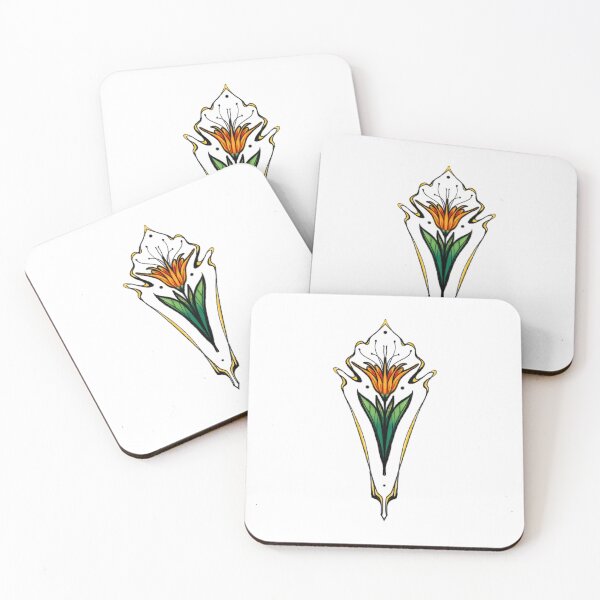 Item preview, art nouveau flower designed and sold by Clara  Memmoli.