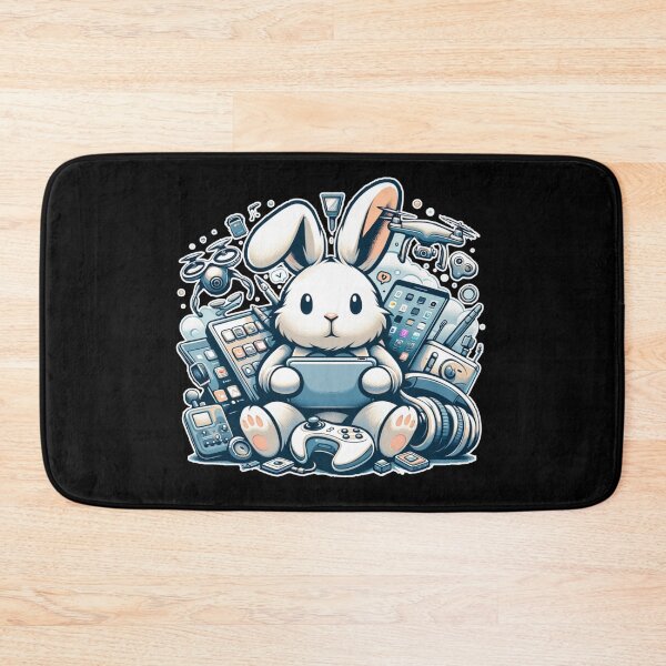 Item preview, Tech-Savvy Rabbit and Modern Gadgets designed and sold by lAnJefurtifeu.