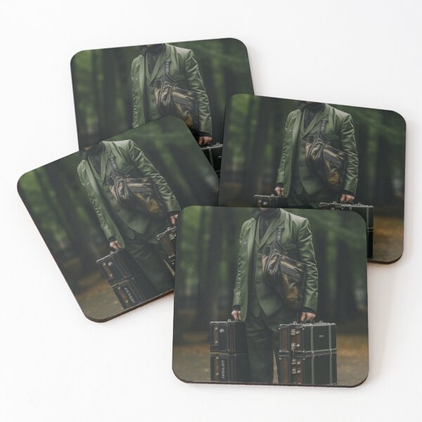Item preview, A man dressup in green holding a bag designed and sold by irsanpixel.