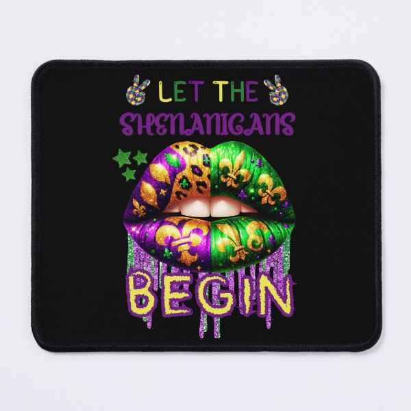 Item preview, Let The Shenanigans Begin Mardi Gras designed and sold by Chmielayka.