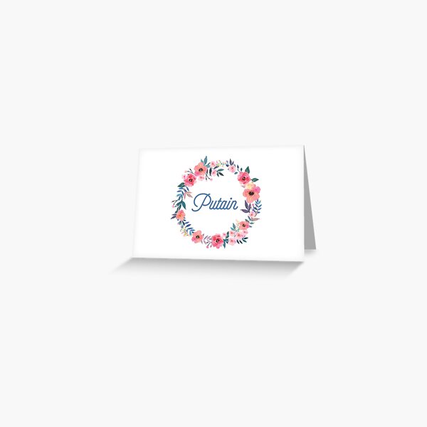 Item preview, Putain - Beautiful French Swear Words - Blue  designed and sold by Francophile.