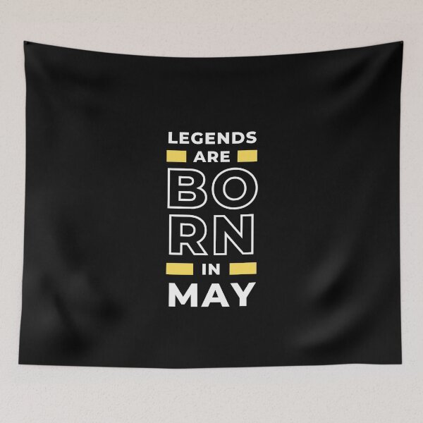 Item preview, legends are born in May Design for awesome People designed and sold by SlickCity.