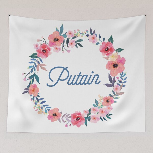 Item preview, Putain - Beautiful French Swear Words - Blue  designed and sold by Francophile.