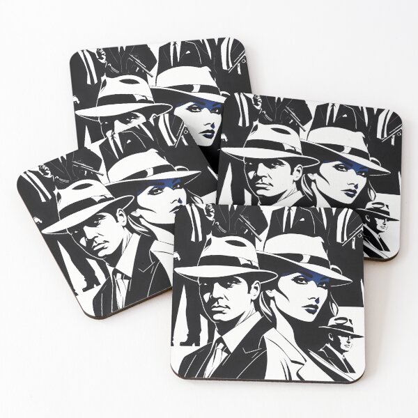 Item preview, Mafia Revealed in Art: Digital Silhouettes as Visual Chronicles designed and sold by Artedig.