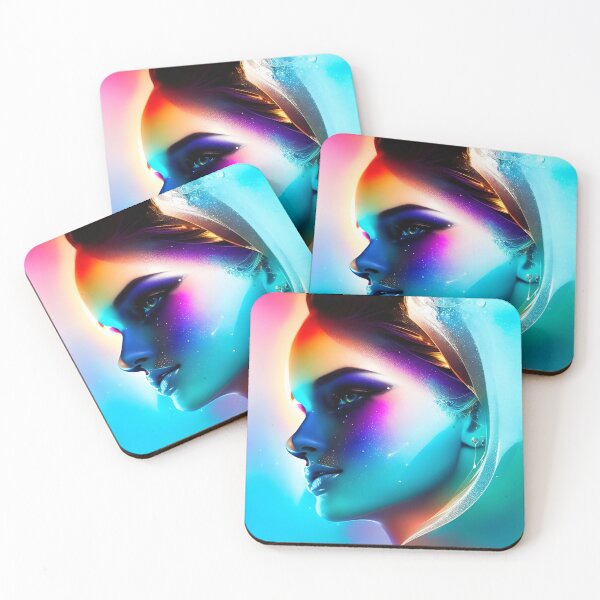 Item preview, Colorful Woman - Colorful Female Portrait designed and sold by Manos Ch.