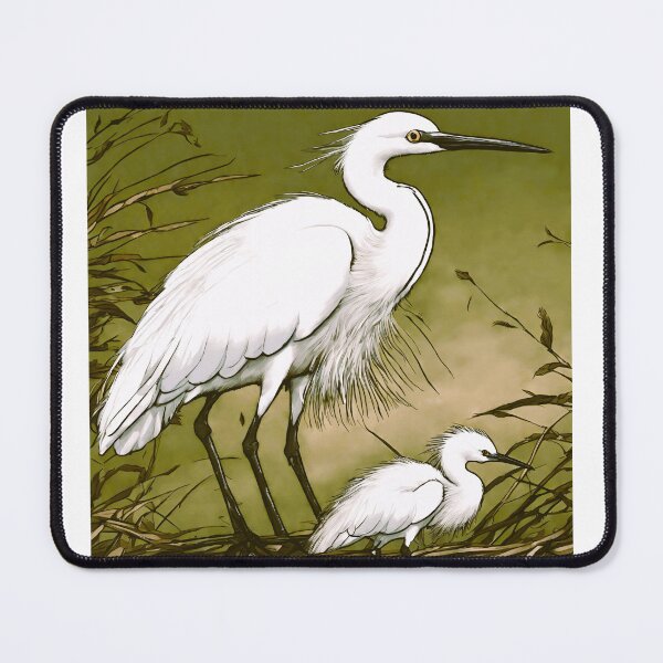 Item preview, Little egret and its little comic designed and sold by janjacbu.