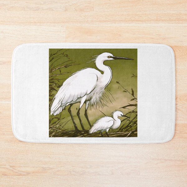 Item preview, Little egret and its little comic designed and sold by janjacbu.