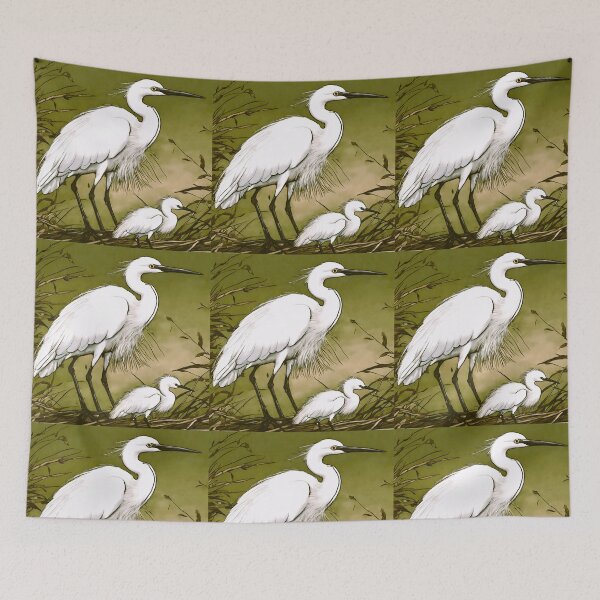 Item preview, Little egret and its little comic designed and sold by janjacbu.