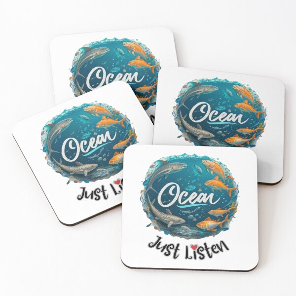 Item preview, Just Listen To The Ocean  designed and sold by Psycho-Crazy.