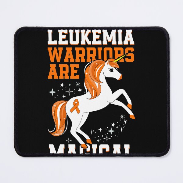 Item preview, Leukemia Warrior Magical Hematologist Unicorn Orange Ribbon designed and sold by MobyStickers.