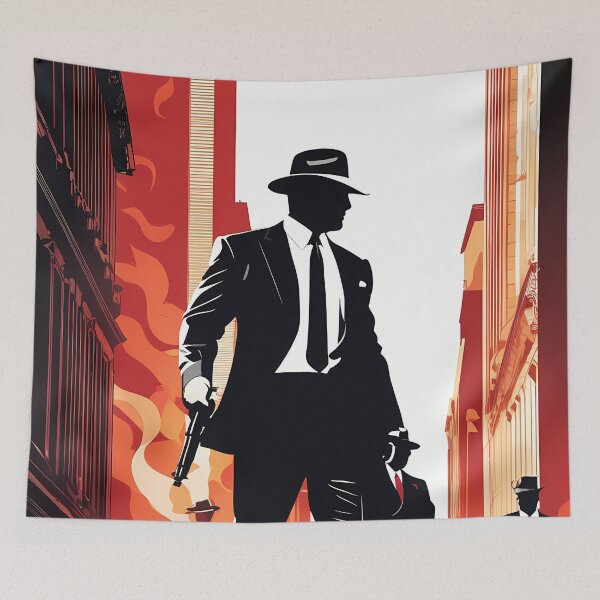 Item preview, Ancestral Silhouettes: Mafia in 21st Century Digital Art designed and sold by Artedig.