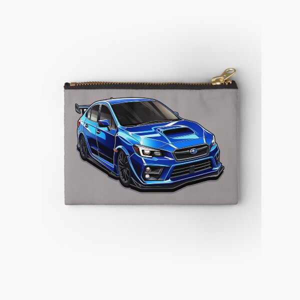 Aperçu de l'œuvre Bleu Subaru WRX STI sans fond créée et vendue par LoonyTunes.