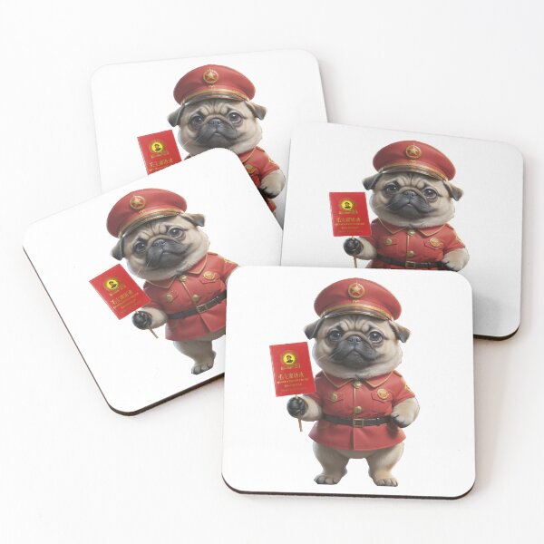Item preview, The Comrade Communist Pug dog designed and sold by GiwuArt777.