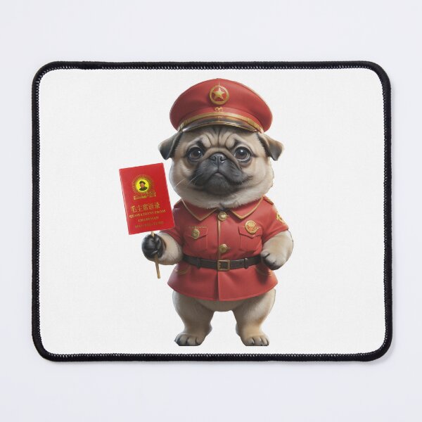 Item preview, The Comrade Communist Pug dog designed and sold by GiwuArt777.